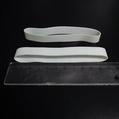 加长加宽加高TPU橡皮筋101520mm耐温环保无痕透明白色皮筋