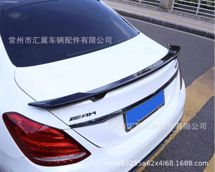 奔驰新C级CLA改装GTS尾翼C260L碳纤维C180L W117巴博斯压尾装饰