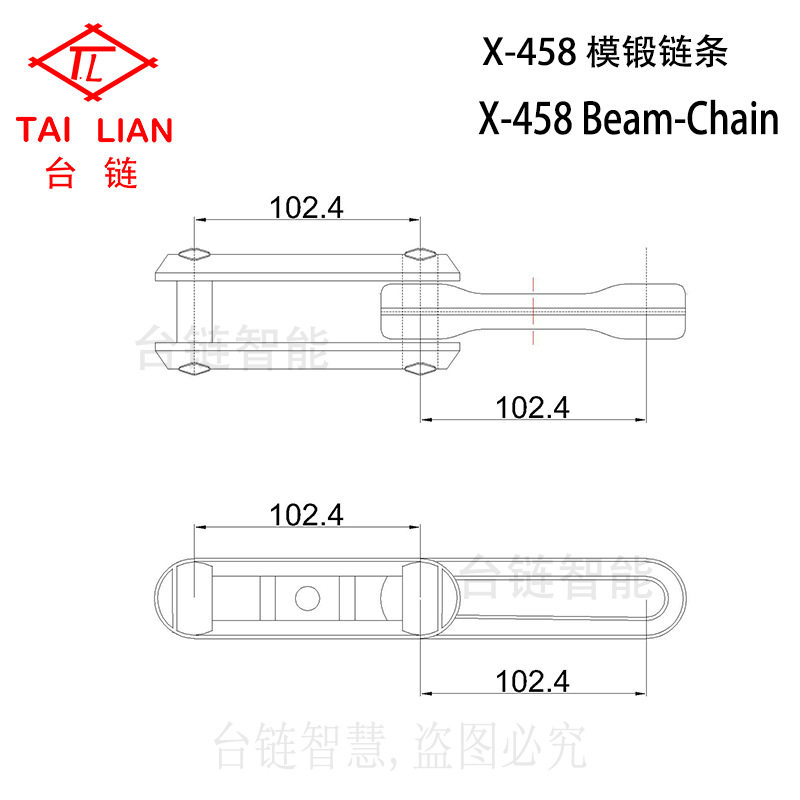 源头厂家工字钢喷涂线链条