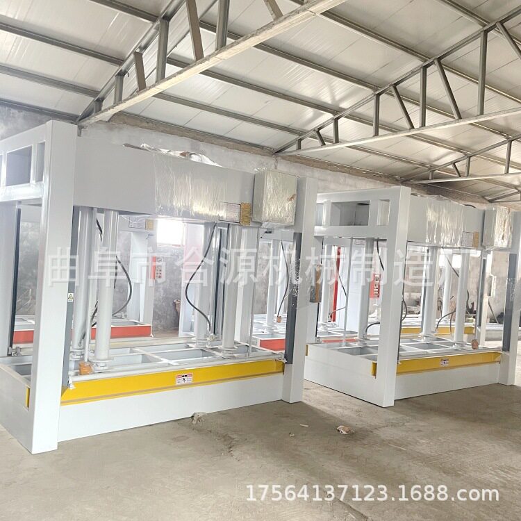家具板件木门板整平定型液压式冷压机套门铜门不锈钢门板压板机