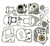 48cc改装 大排量套件 80cc扩缸50mm GY6 大排量套缸 100cc缸头总成