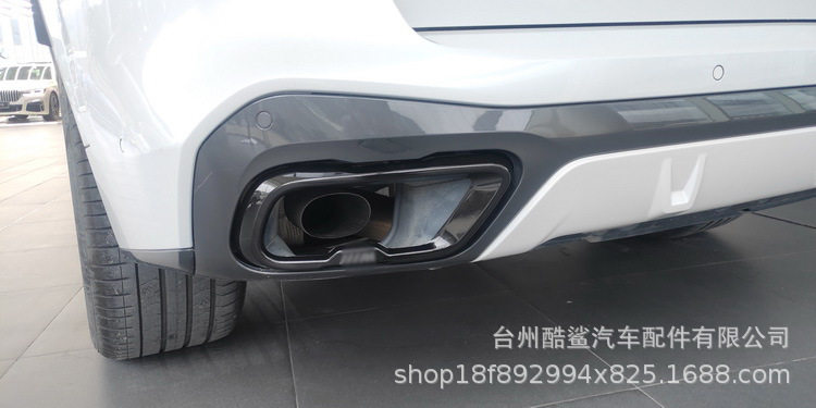 G05G06G07适用车型G0519-21款宝马X5X6X7 单孔尾喉 排气管耀夜黑