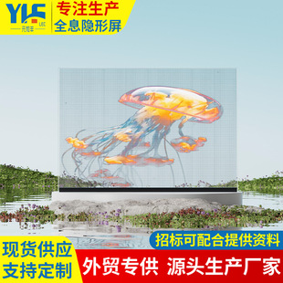 LED holographic invisible screen advertising screen全息隐形