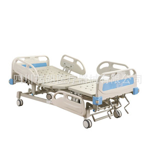 ABS床头平板床手动床家用单摇起背起腿手摇床四川