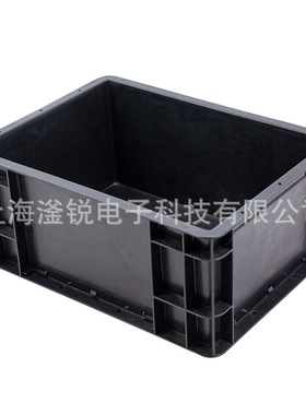 防静电黑色塑料周转箱LN-1524323