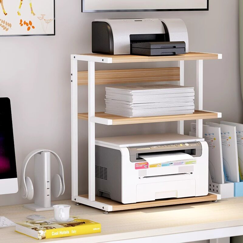 打印机置物架落地多层储物架子层架办公室桌面收纳架打印机放置柜