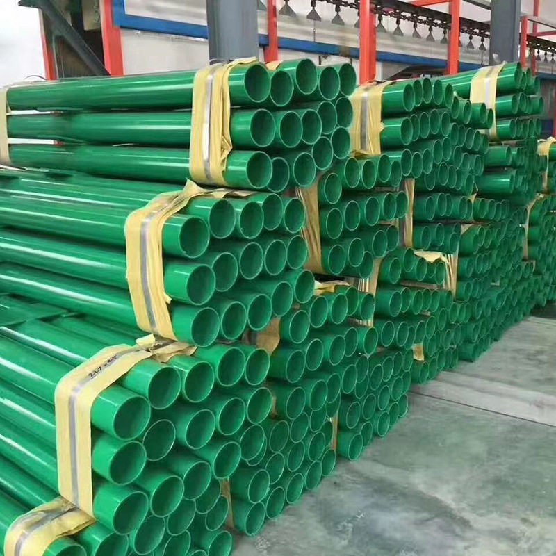 热镀锌波形护栏立柱配件批发 高速公路护栏圆形立柱定制喷塑立柱图片