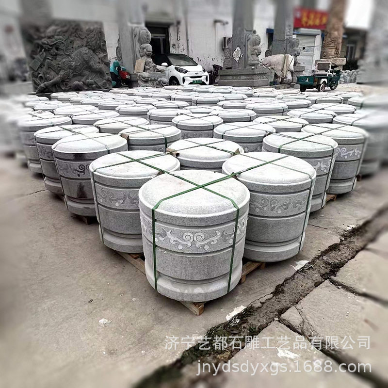 园林景区石雕挡车墩柱球量大优惠