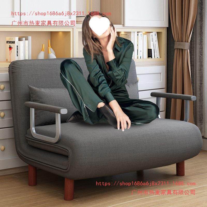 折叠沙发床两用客厅多功能午休懒人沙发省空间单人网红布艺沙发床