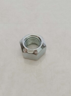 立禾DIN980V美制全金属锁紧螺母  六角压点锁紧螺母 3/8-16现货