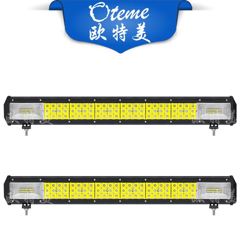 汽车led工作灯大灯射灯检修灯三目款长条灯 杠灯越野车改装中网灯