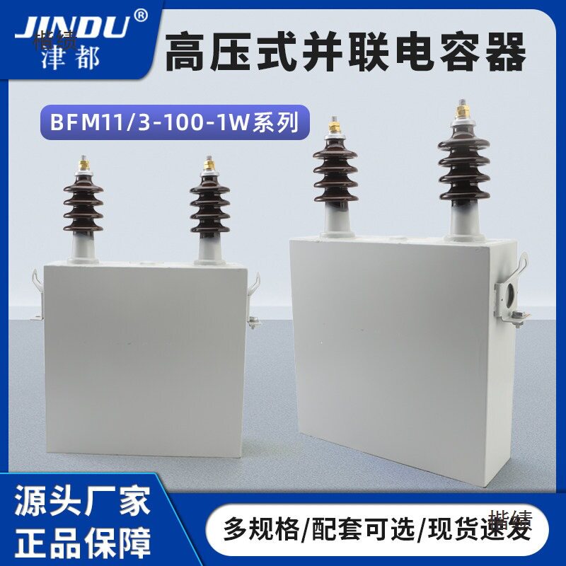 BFM/BAM高压固定无功补偿并联电力电容器单相/三相滤波防护电容器