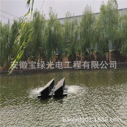 解层式太阳能曝气机有效净化水体，全智能管控系统