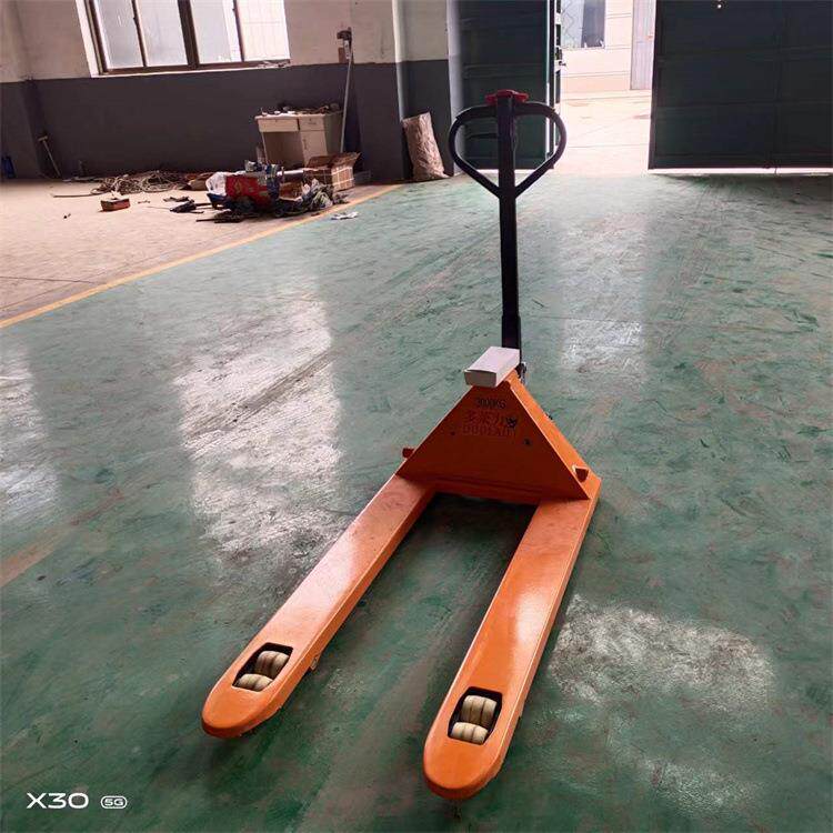 加强手动叉车液压车搬运车地牛叉车手动推拉升降液压拖车2吨3吨