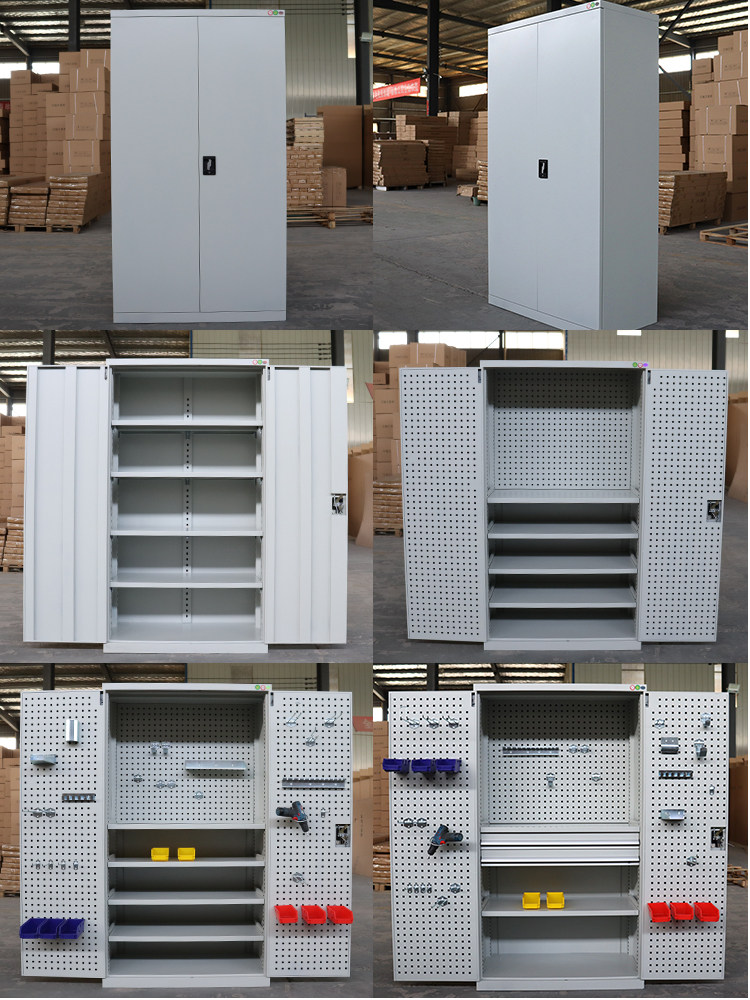 9P1E重型工具柜车间用工具箱双开门铁皮柜子五金加厚抽屉式储物柜