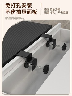 ?桌面延长板抽屉扩展延伸扩大台面拓展增宽板可折叠电脑桌手