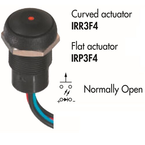 金属按钮开关型号IRP3F452防水按钮开关Apem开关16mm