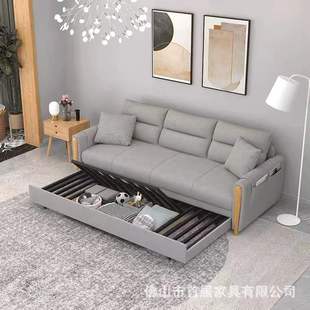 203A多功能沙发床小户型布艺客厅沙发坐卧两用简易折叠沙发床