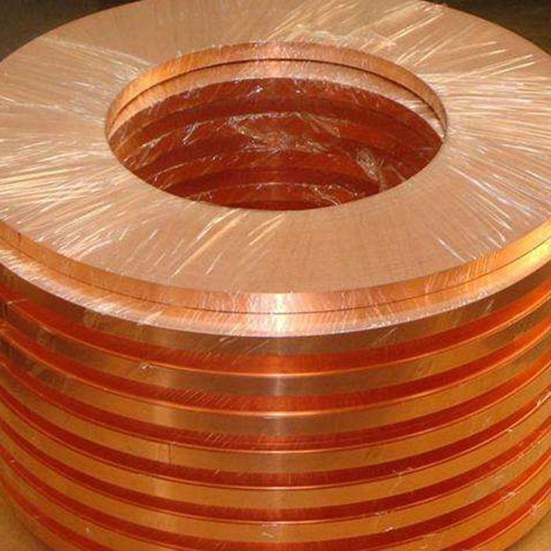 现货供应c1100紫铜板半硬态铜片五金冲压H65黄铜带T2紫铜皮