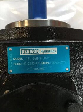 丹尼逊叶片泵T7BB-B10-B10-1R00-A1M1 柱塞泵