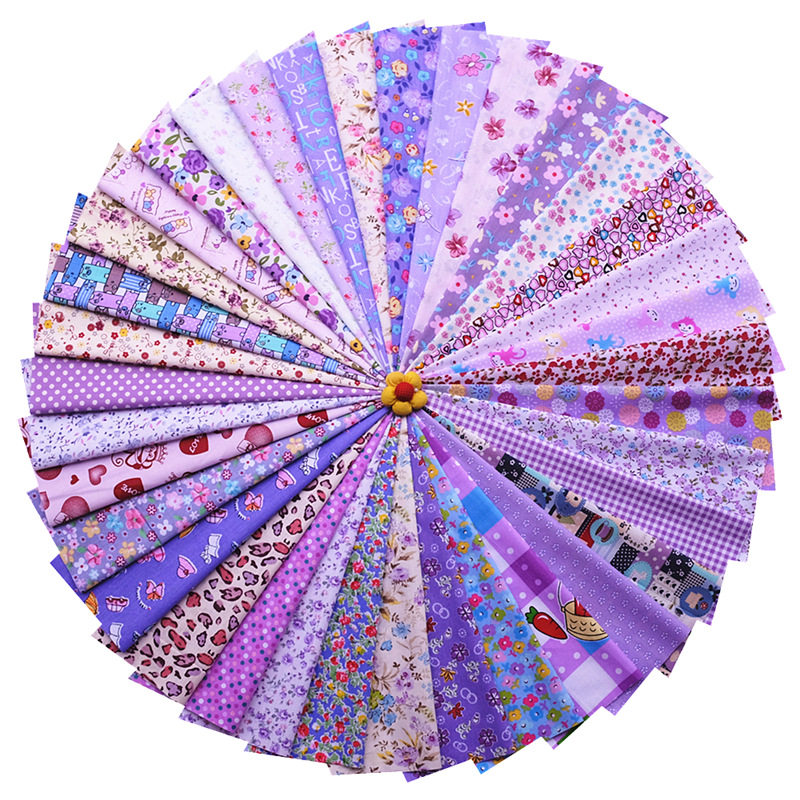 沂蒙布韵厂家 纯棉印花面料 全棉紫色系布 手工diy拼布组 布片,电子元器件市场,电线扎带/束线带,淘宝优惠券,粉丝福利购,淘宝优惠卷