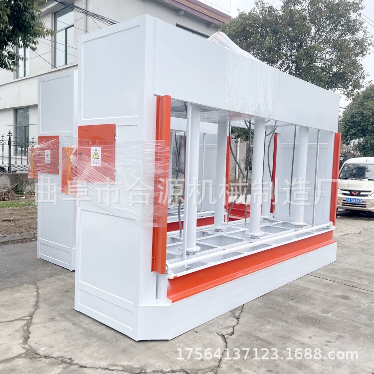 2.5*1.25压板50吨板材木门冷压机 自动计米停机 铝蜂窝板冷压机