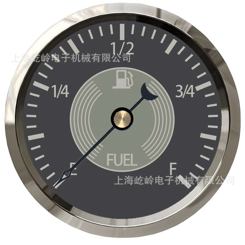 52mm复古指针油位表燃油表油量表 汽车轮船改装通用油表12/24V