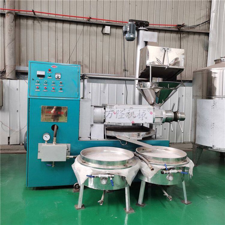 125型茶油压榨机炸花生油机器油坊商用整套菜籽榨油机