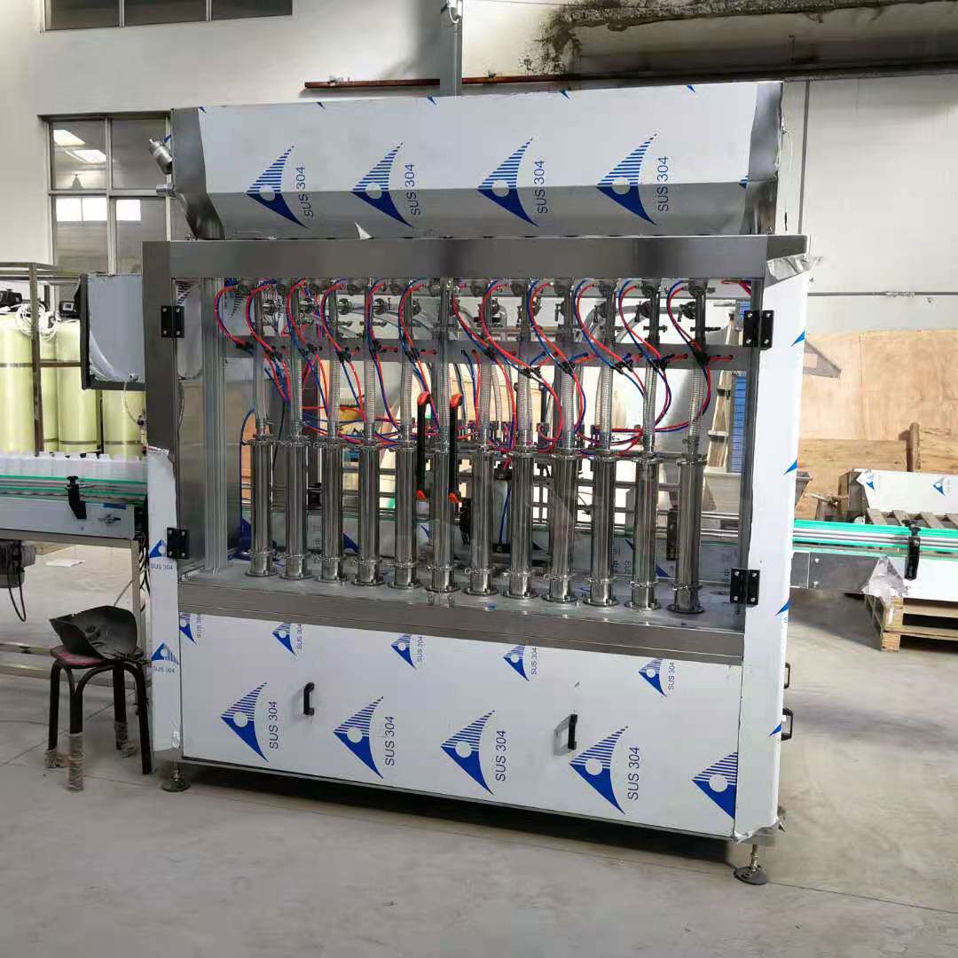 全自动玻璃水灌装机 大瓶果汁灌装机 厂家 防冻液灌装机