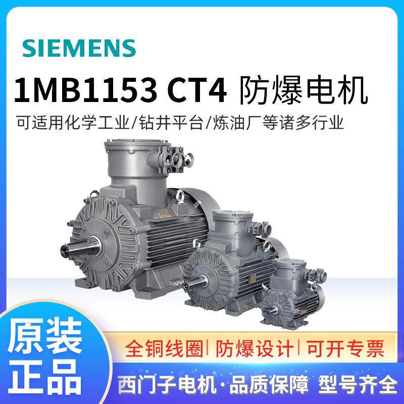 防爆电机1MB1153-1AB5 3W4级 IE3 2级CT4高效马达F级IP55