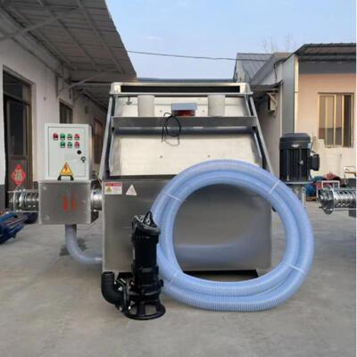 Dry-wet separator药渣果渣干湿分离机牛粪猪粪脱水机 高效无异味