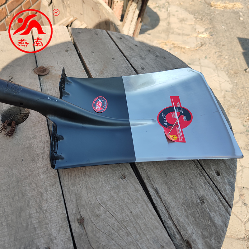 燕南 领航者007锰钢方头钢锹铁锨木柄高碳钢家用环卫园林园艺铲子