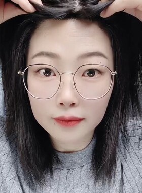 顺心假发真人发丝头顶补发片遮挡白发少染发女神补发片