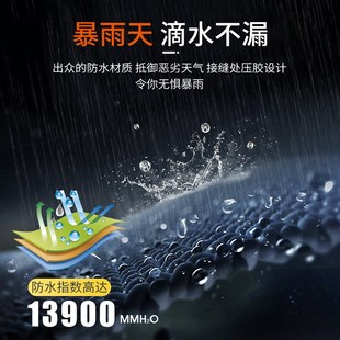 骑手女士轻薄钓鱼 摩托车雨衣套装 男款 防暴雨级骑行雨裤 分体式