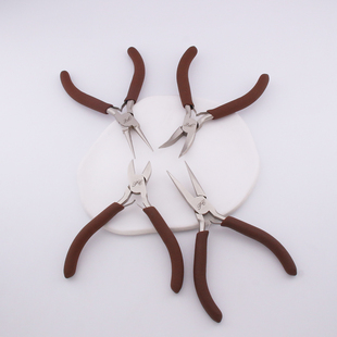 珠宝钳圆嘴钳碳钢高端尖头钳弯嘴钳剪钳diy手工绕线饰品配件工具