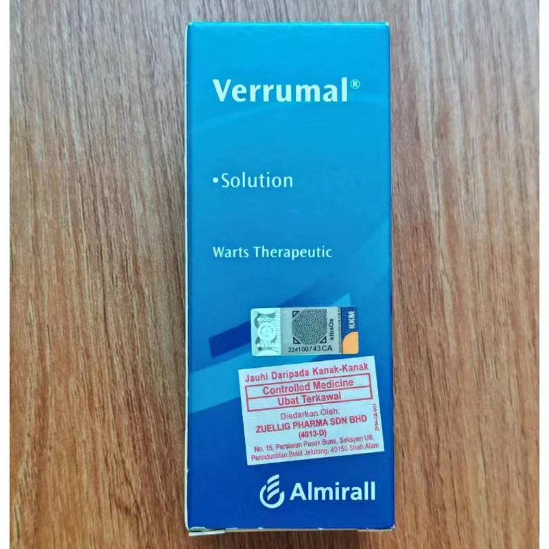 【香港直邮】马来西亚正品鸡眼液13ml verrumal寻常疣扁平疣跖疣