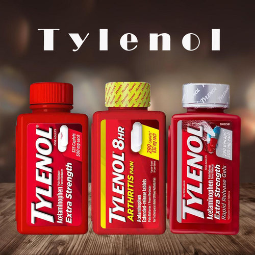 美国原装正品溯源 Tylenol泰诺对乙酰氨基酚止痛退烧药扑热息痛
