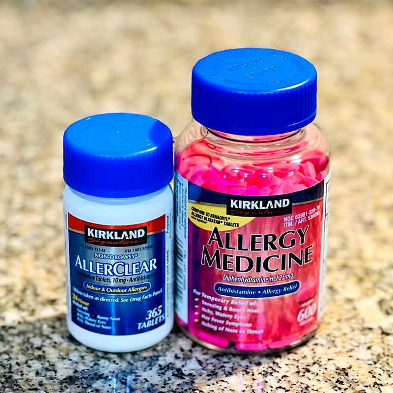 【美国直邮 产地溯源】kirkland柯克兰Allergy鼻炎花粉热抗过敏药