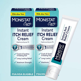 美国直邮 产地溯源-MONISTAT私处涂抹膏28g 杀菌止痒消炎去异味