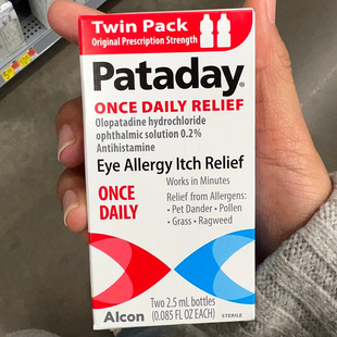 ●美国直邮●Pataday滴眼液2瓶 盐酸奥洛他定缓解过敏瘙痒眼药水