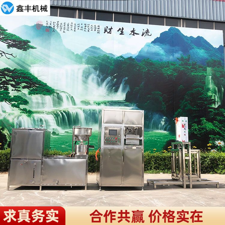 半自动豆腐干机价钱 豆腐干机制作过程视频 保持手工原味图片