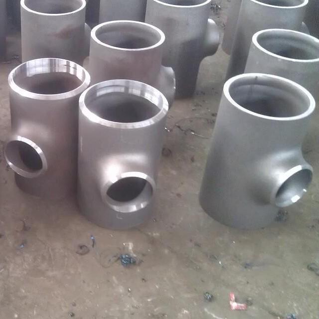 《异径三通》碳钢三通DN200*125/219*133*6焊接三通镀锌三通