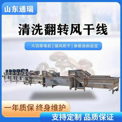 全自动包装袋沥水风干机 贡菜气泡翻转风干机 馋嘴豆除水吹干机