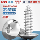 304不锈钢十字大扁头自攻螺丝 蘑菇头木螺钉扁头伞头圆头M3M4M5M6