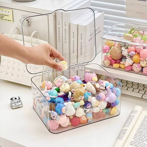 透明萌粒收纳收纳盒亚克力展示架