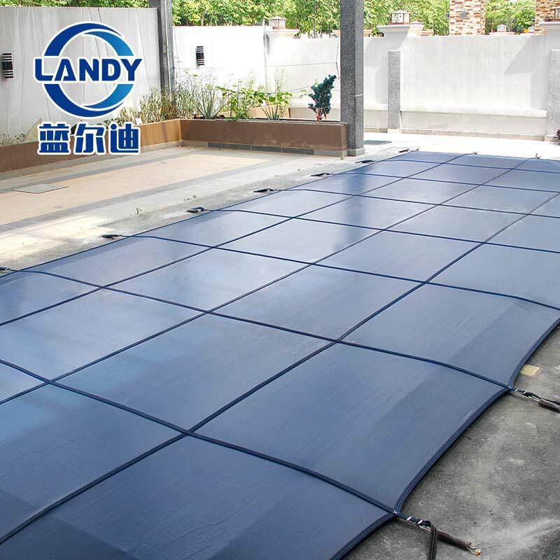 恒温泳池加热保温 泳池安全网防尘防护布 PP安全网盖布pool cover