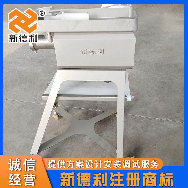 不锈钢食堂葱姜蒜蓉绞碎机器商用绞肉灌肠设备猪肉电动立式绞肉机