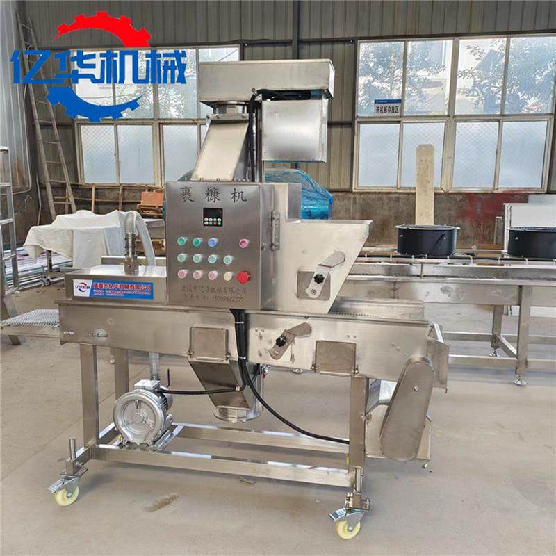 无骨鸡柳上糠机香酥带鱼上浆裹糠设备全自动雪花排条上屑机