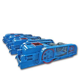 现货供应对辊式破碎机多种矿料对辊制砂机风化石双辊式打砂机