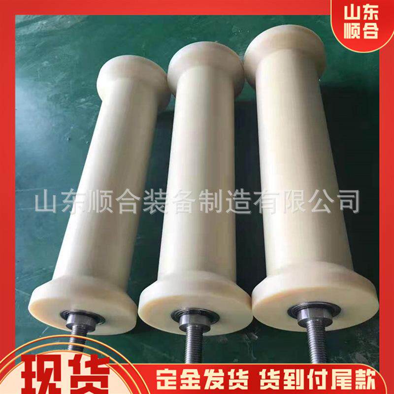 矿山皮带机缓冲托辊 输送机销售缓冲不锈钢烤漆摩擦尼龙托辊